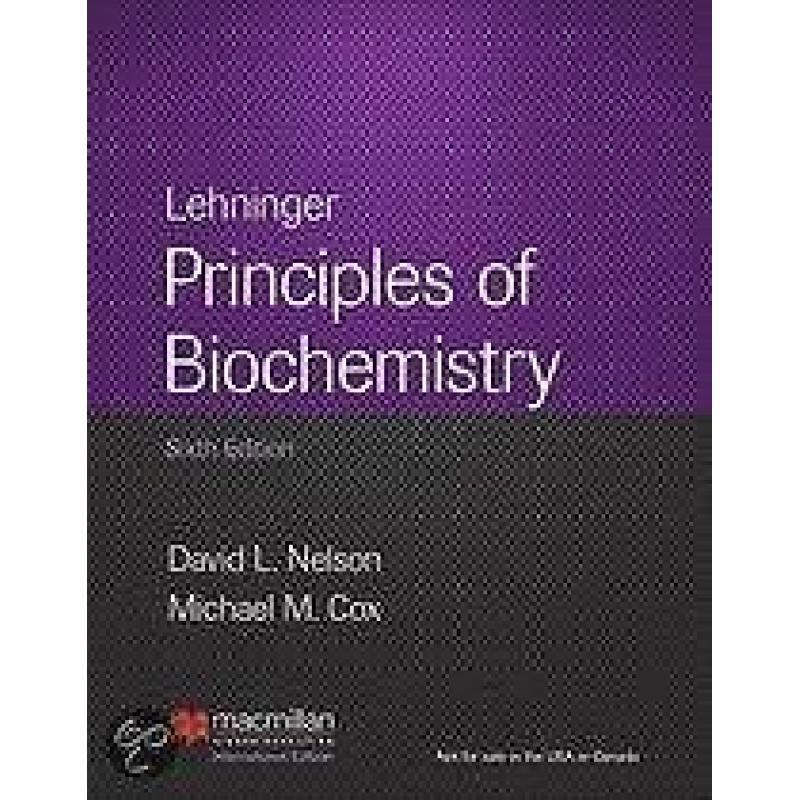 9781464109621 Lehninger Principles of Biochemistry