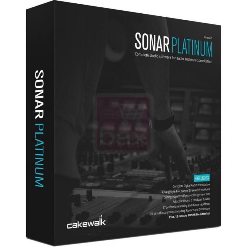 Cakewalk Sonar Platinum produceersoftware (download)