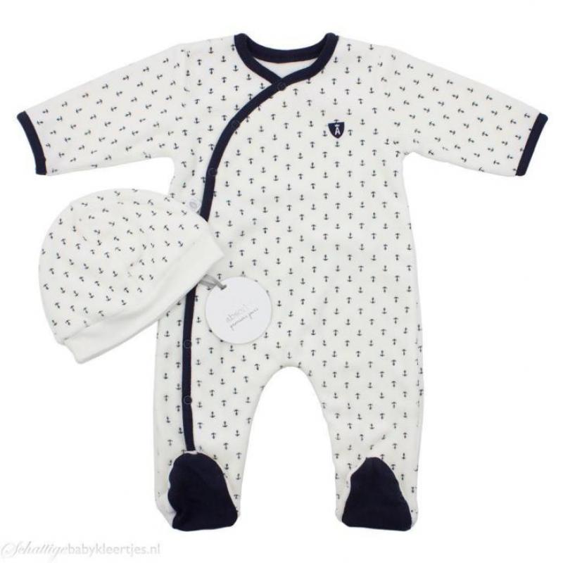 Cadeaudoos: pyama met mutsje (donkerblauw) | Absorba