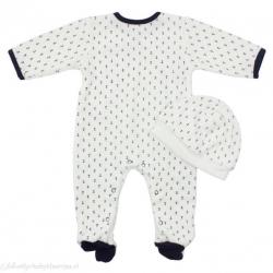 Cadeaudoos: pyama met mutsje (donkerblauw) | Absorba
