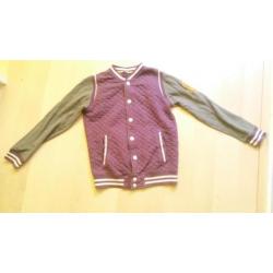 ZGAN vest jas merk WE maat 140 / baseball jack / broek 134
