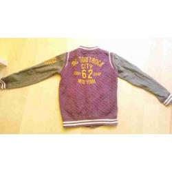 ZGAN vest jas merk WE maat 140 / baseball jack / broek 134