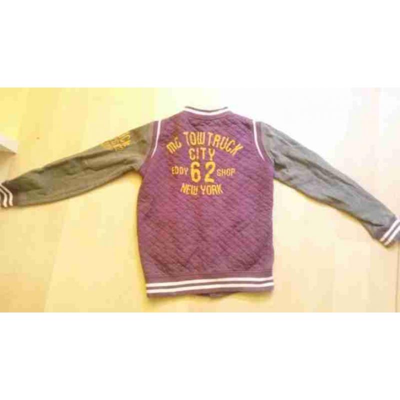 ZGAN vest jas merk WE maat 140 / baseball jack / broek 134