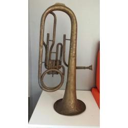 Oude trompet, koper