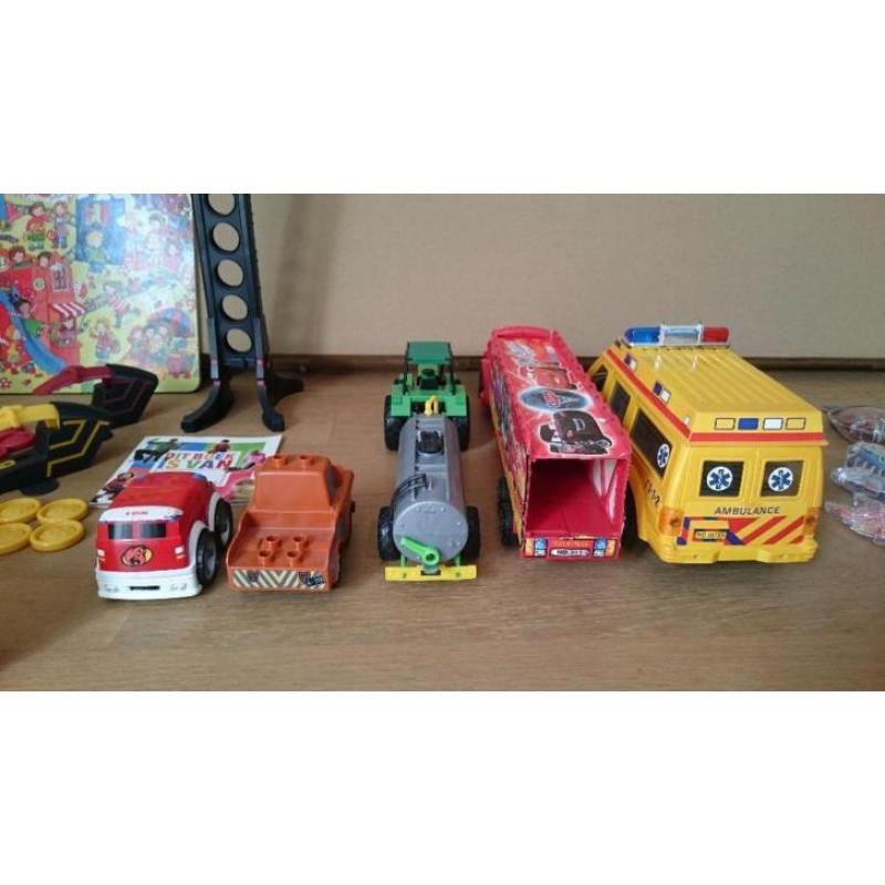 Speelgoed cars, duplo, tractor, spiderman van alles