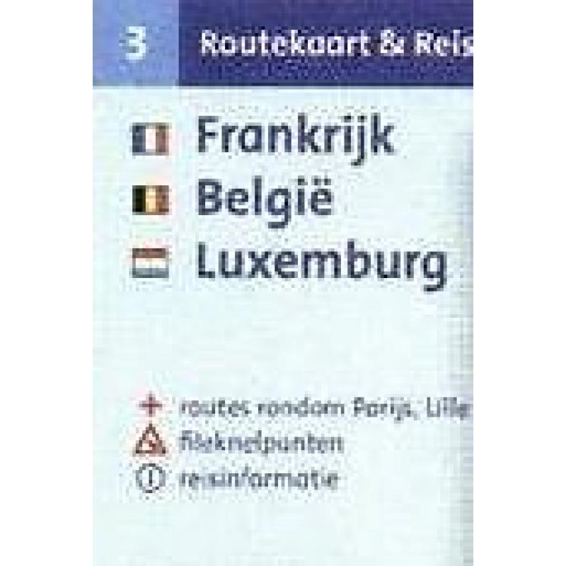 anwb routekaart Frankrijk België Luxemburg 2016-2017
