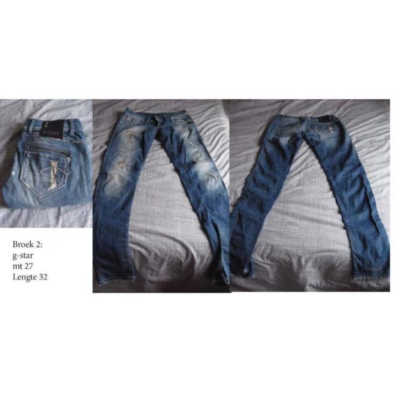 jeans G-star maat 27, lengte 32