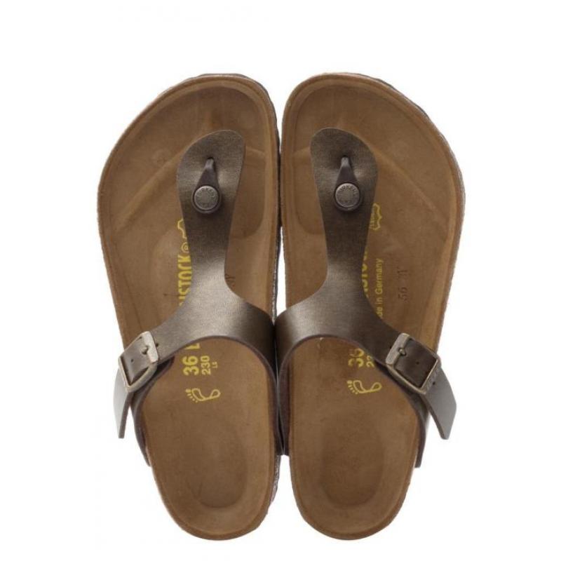 LAATSTE PAAR! Birkenstock Gizeh Brons | maat 36