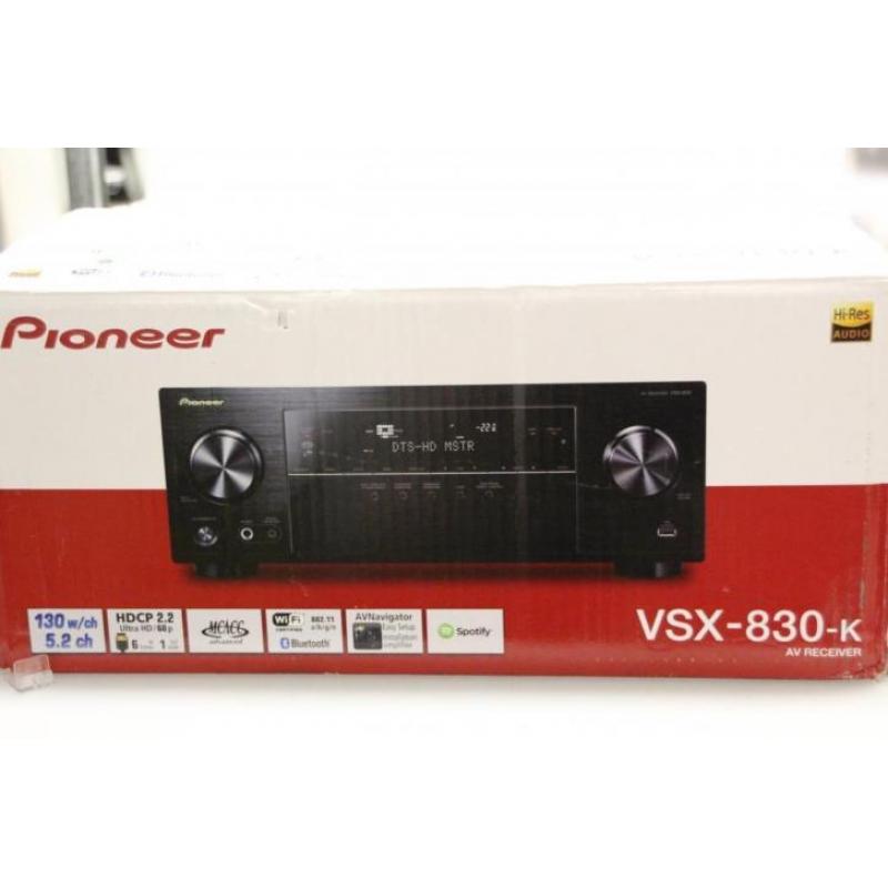 Pioneer VSX-830-k Versterker + AB in Doos met garantie