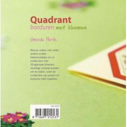 Quadrant - borduren met bloemen [ Krea boekje ] Nieuwe malle