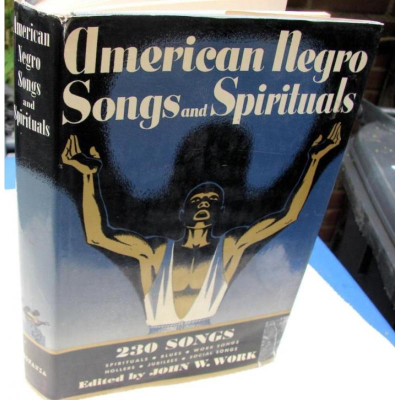 AMERICAN NEGRO SONGS SPIRITUALS notenschrift (foto's)