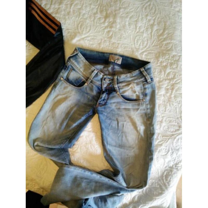 Jeans spijkerbroek MET injeans maat 25