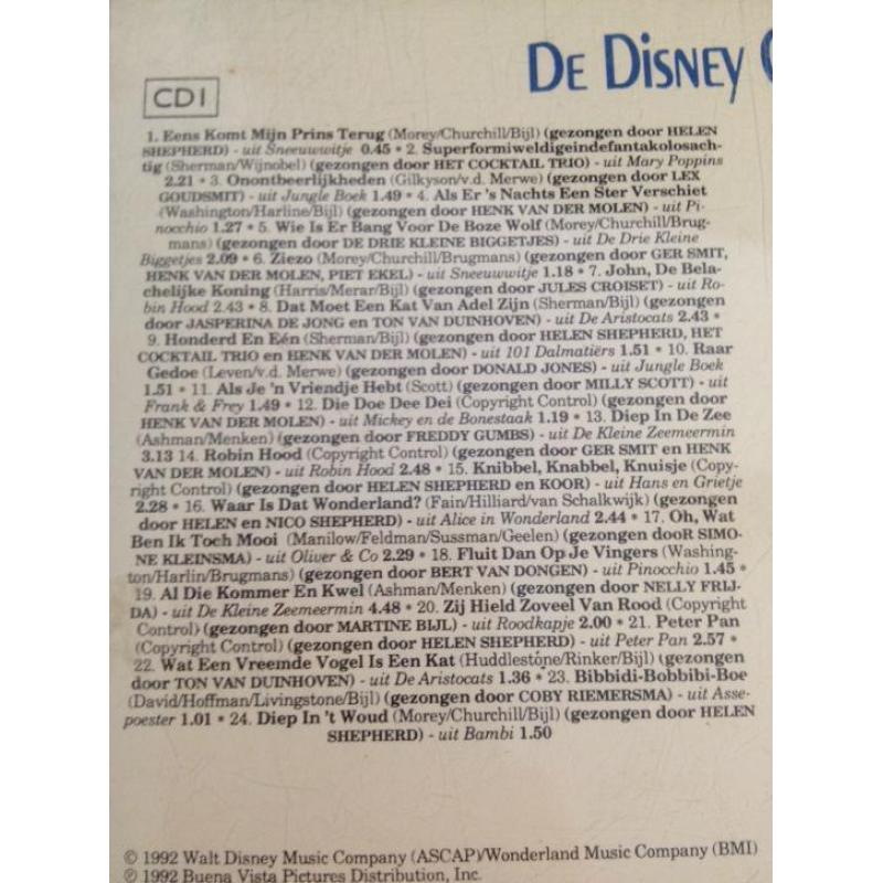 De disney collectie de 50 leukste liedjes