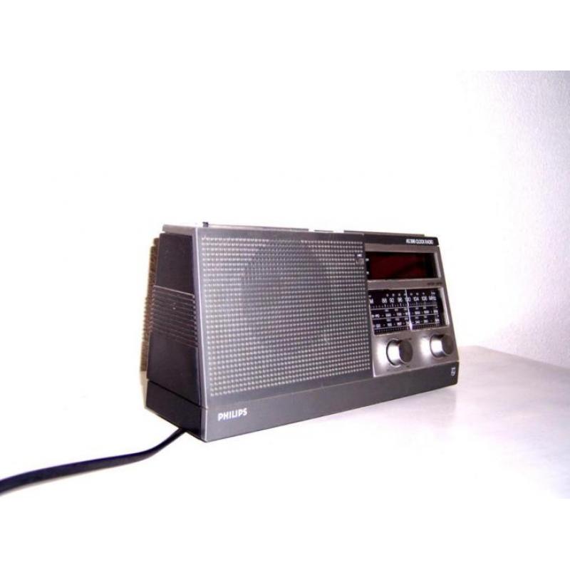 Vintage Philips clockradio [N379.0259H]