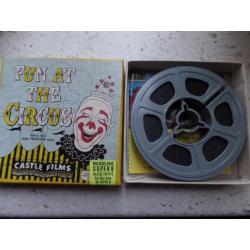 heel oud filmpje fun at the circus, castle film