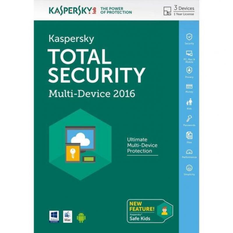 Kaspersky Total Security Multi-Device, 3 User