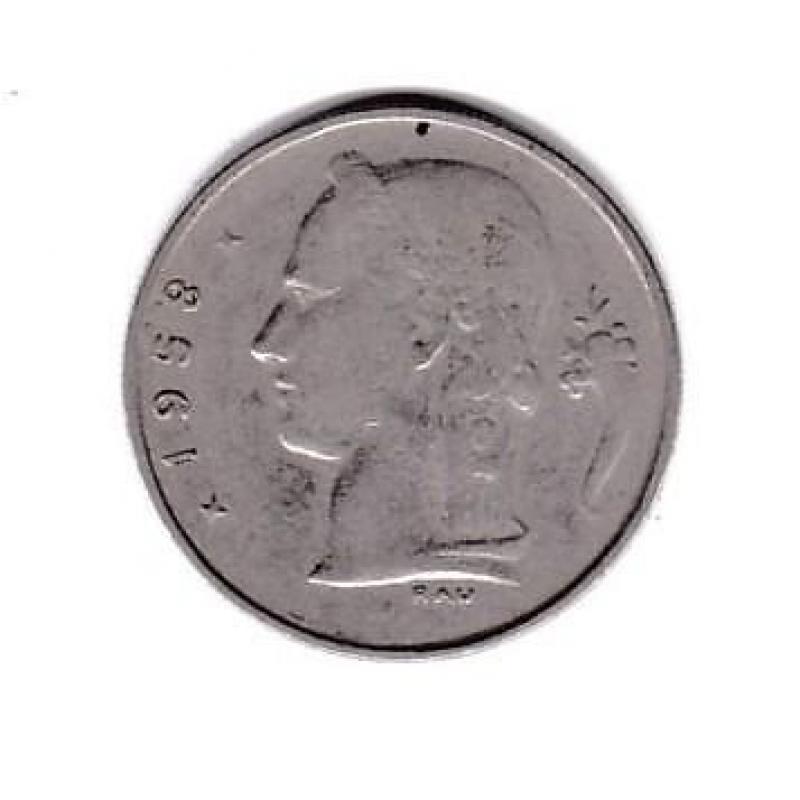 m338 belgie 1 Franc 1958