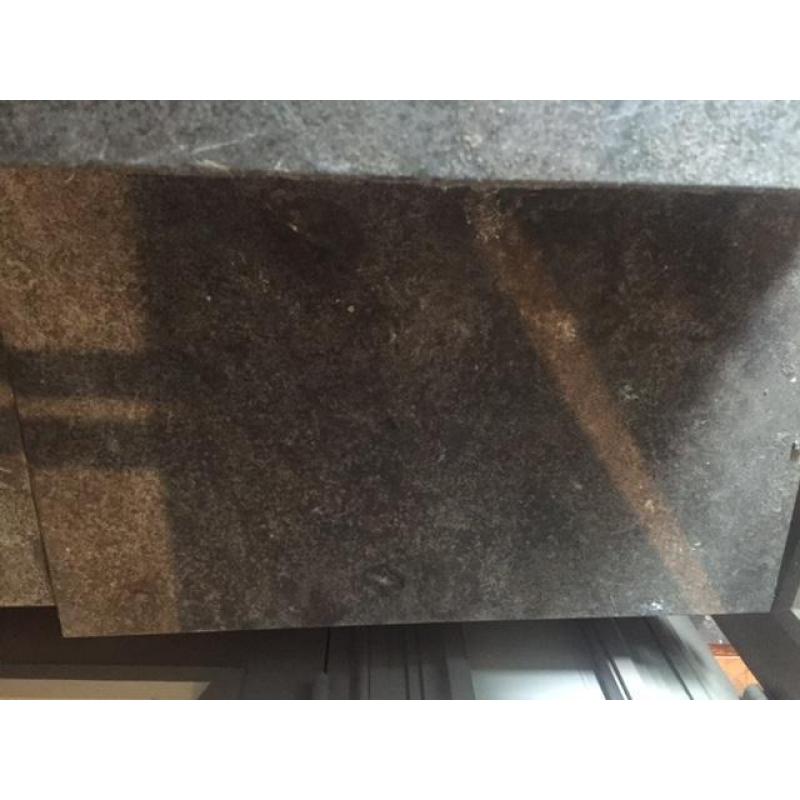 Hardsteen tegels voor tuinterras (grijs)