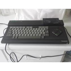 MSX Panasonic MSX computer met joystick en recorder
