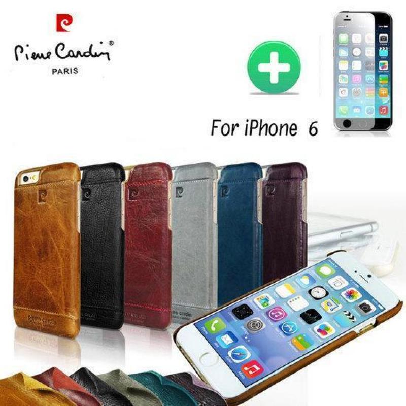 Lederen Back Case/ Hoes voor de iPhone 6 Plus Bruin