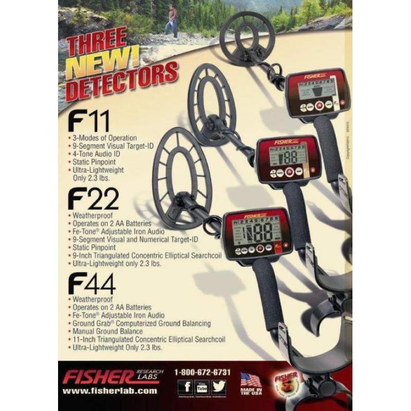 Fisher F22 ( Top beginner detector)