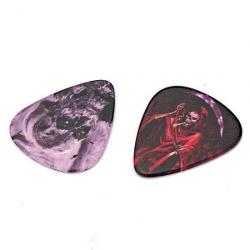 10 x Electric Guitar Pick with Skull Monster Celluloid