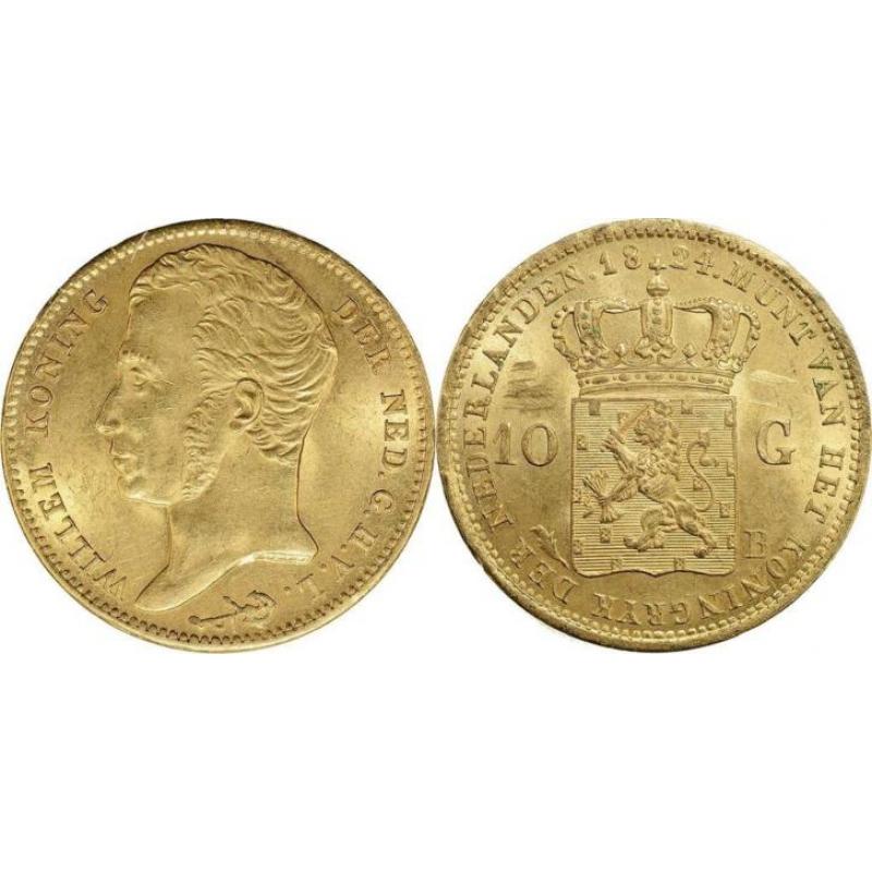 10 Gulden Koninkrijk der Nederlanden of gouden tientje 18...