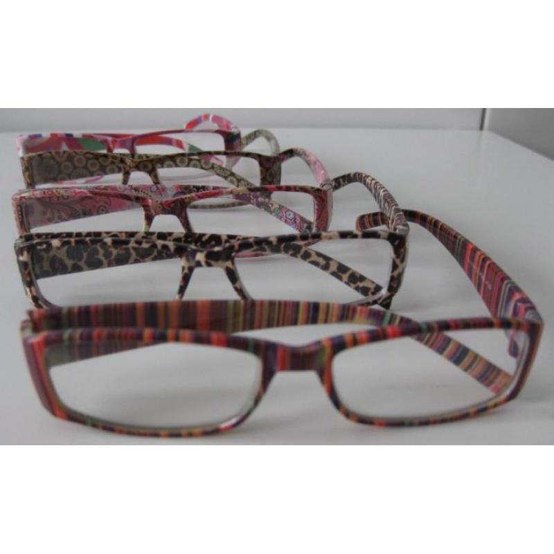 Brillen / Leesbrillen 5 stuks sterkte 1 NIEUW