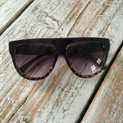 Shadow zonnebril bruin tijgerprint bril