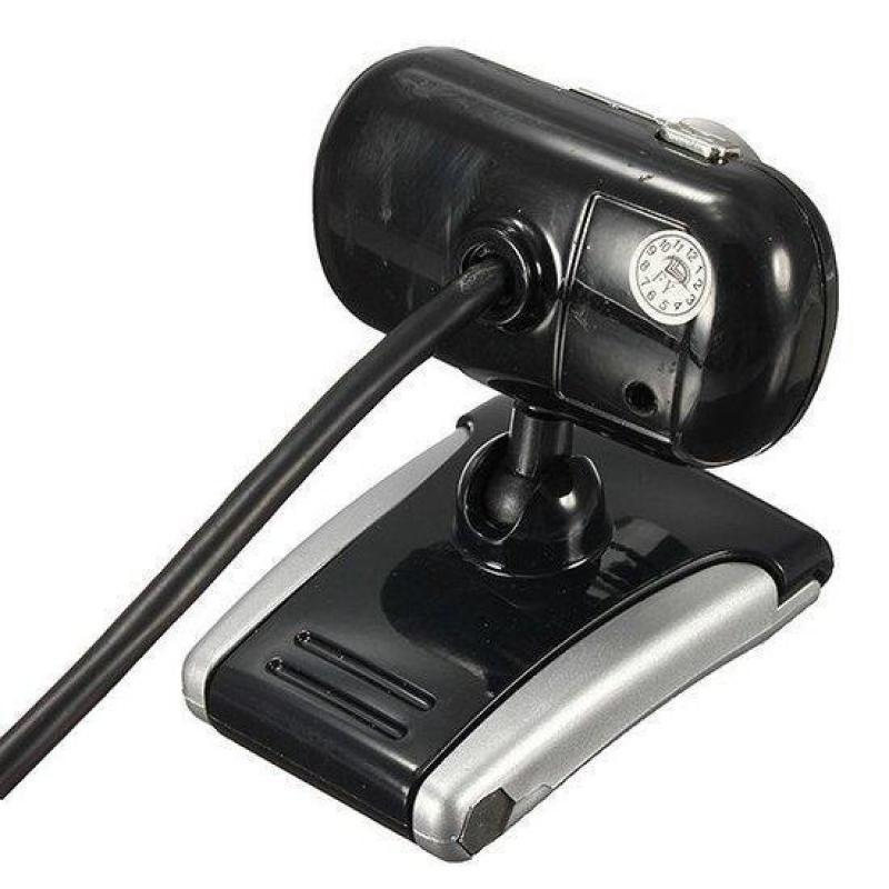 3 LED Lights USB 2.0 HD Mini Webcam with Built-in Microphone