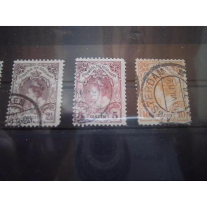 NVPH 77 NVPH 78 NVPH 79 NVPH 80 zeldzame postzegels