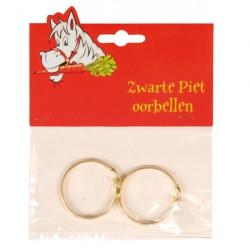 Zwarte Piet oorbellen - Zwarte Piet accessoires