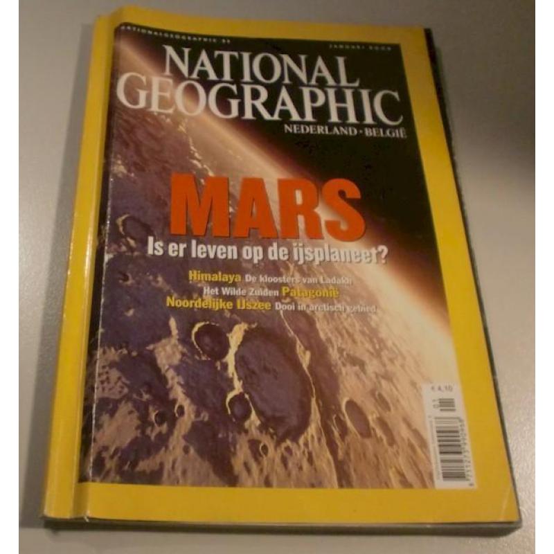 Diverse oude nummers National Geographic tijdschrift