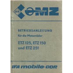 Handleiding MZ model ETZ 125 - ETZ 150 - ETZ 251 (4059z)