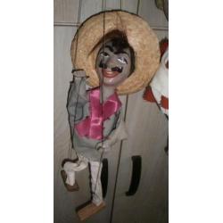 marionetjes uit Mexico, 2 stuks