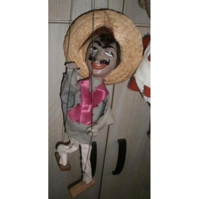 marionetjes uit Mexico, 2 stuks