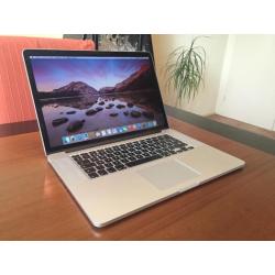 Macbook Pro 15" Retina 2014 2.0 I7 8GB+256SSD Vandaag €1200