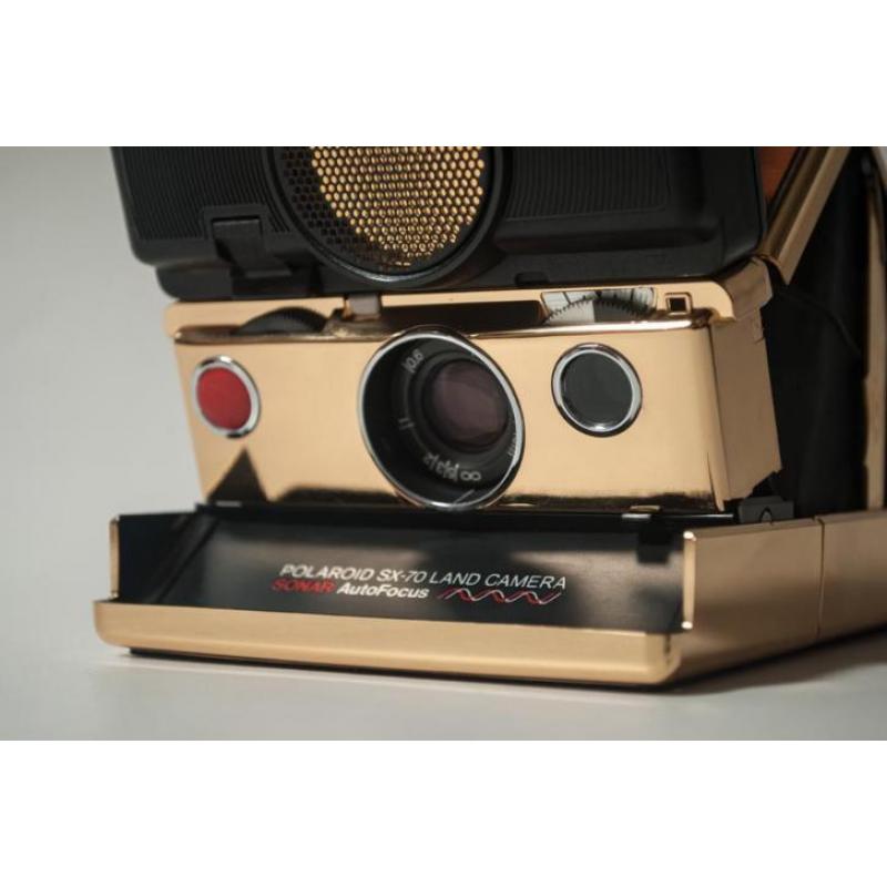 Polaroid Sonar OneStep GOLD Limited Edition SX70 near MINT!
