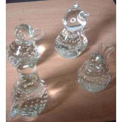 Kristal Bergkristal Glas uit Oosterijk Figuurtjes Kunst