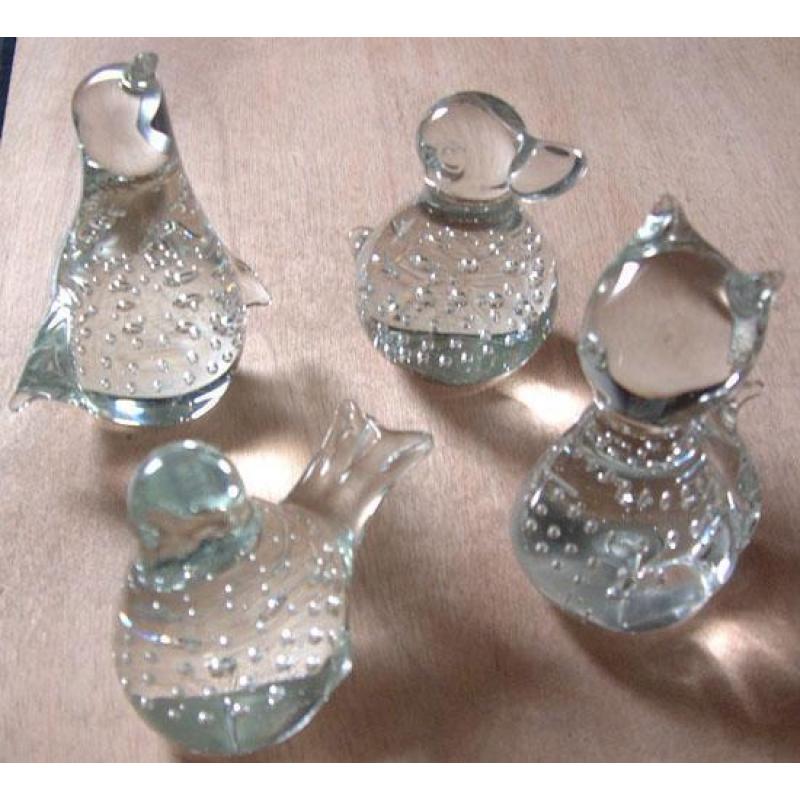 Kristal Bergkristal Glas uit Oosterijk Figuurtjes Kunst