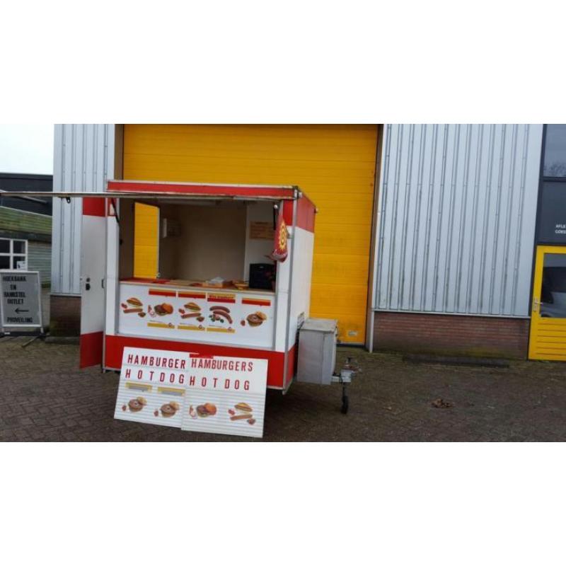 hamburger / hotdog / food verkoopwagen met apparatuur