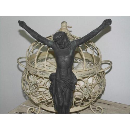 Bronzen Jezus brons Jezus beeld (123)