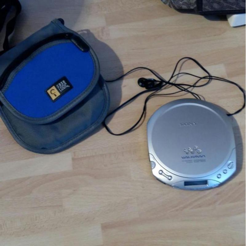 Sony cd walkman met tasje