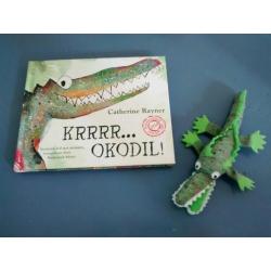 Krrrr...okodil krokodil prentenboek + cd, dvd, vingerpopje