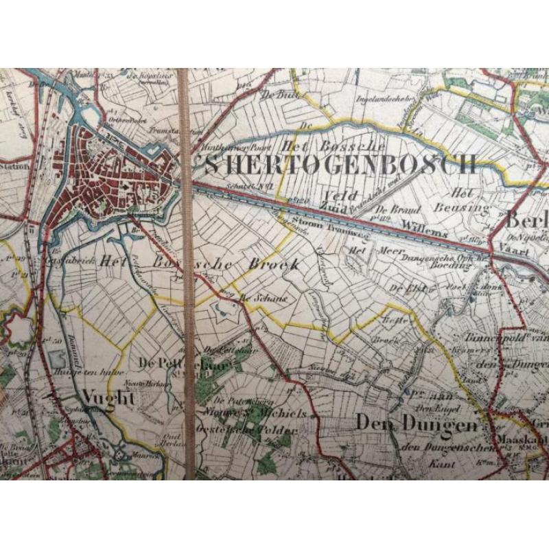 topografische kaart 's-Hertogenbosch
