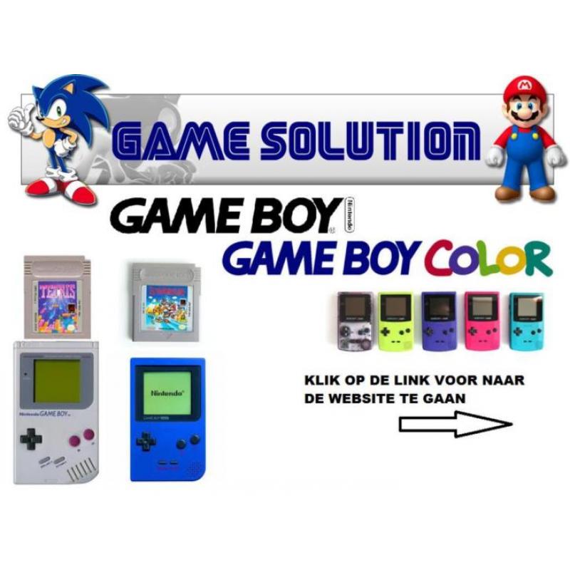 NINTENDO GAME BOY + COLOR games - console en accesoires