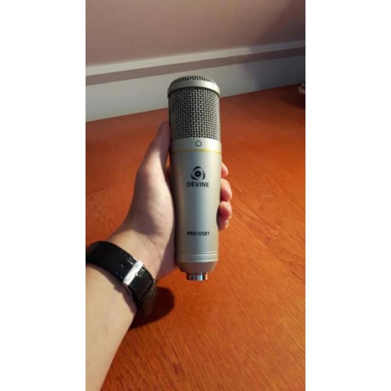 Devine pro usb-1 studiomicrofoon, inclusief extra's!