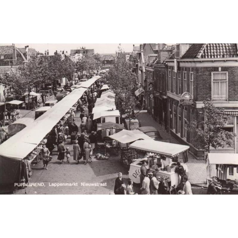 Purmerend Nieuwstraat - Lappenmarkt - Cafe De Posthoorn 1972