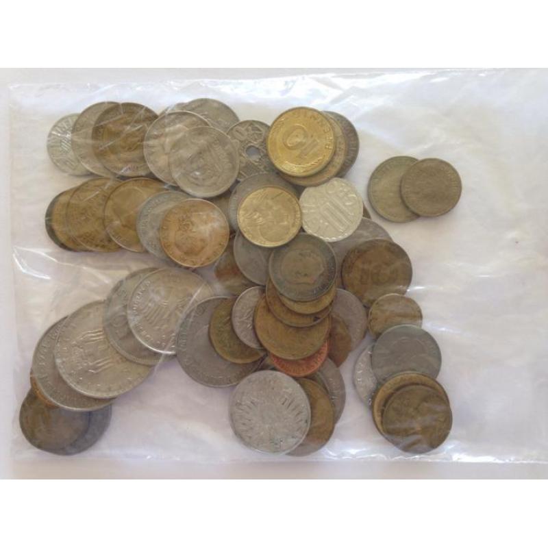 Ongeveer 280 gram oude munten (europa landen) bijna gratis