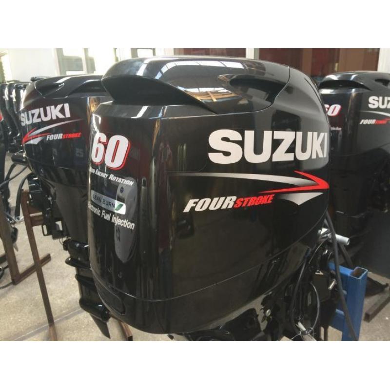 NIEUWE Suzuki 60 pk EFI. AVTL. Overjarig, 2015!